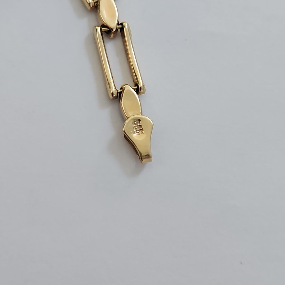 PULSERA ORO,RODIADO 14 K 5,60 GRMS (SEMINUEVO)