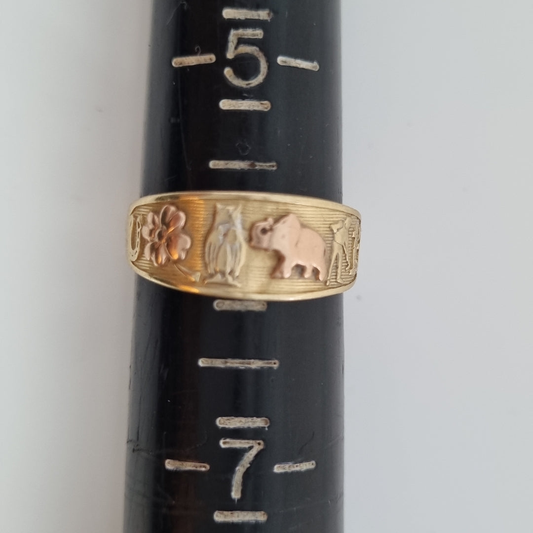 ANILLITO ORO 10 K 1.8 GRMS (SEMINUEVO)