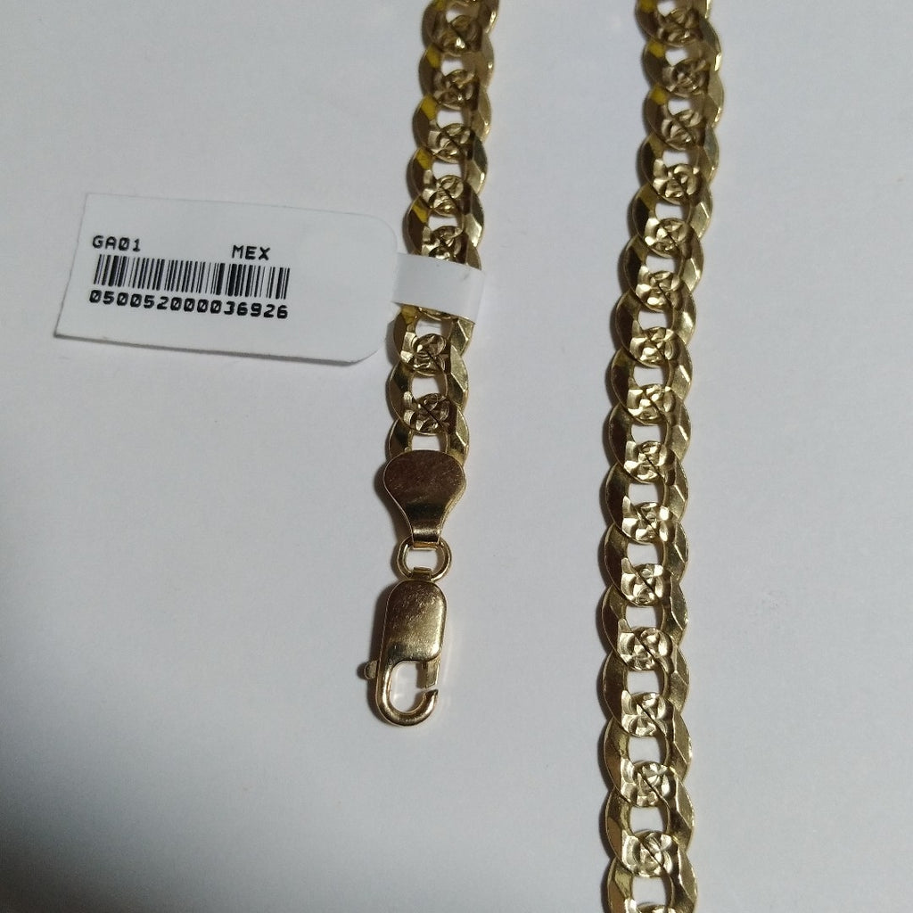 PULSERA BARBADA 14K 21 CM 16.8 GR (NUEVO)
