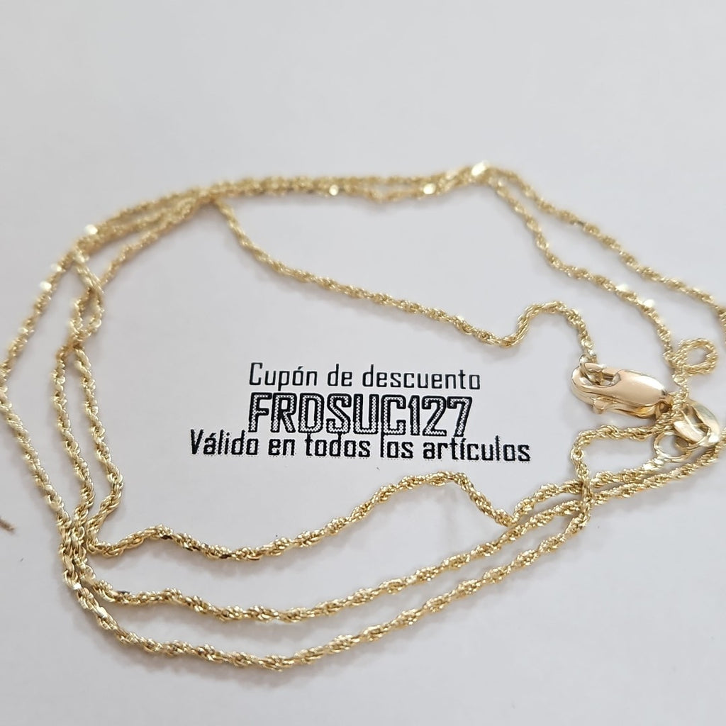 CADENA TORZAL 14K 55 CM 2.9 GR (NUEVO)