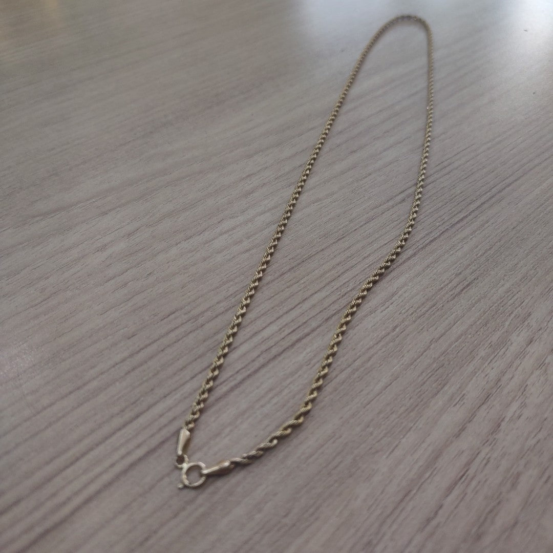 CADENA ORO 14 K 2.1 GRMS (SEMINUEVO)