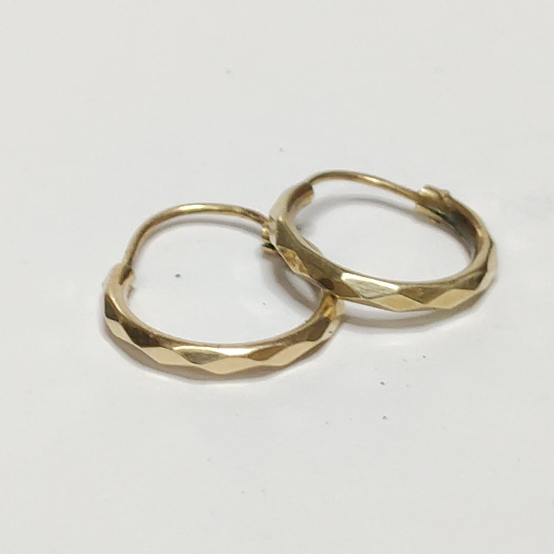 ARRACADAS PAR ORO 10 K 0.6 GRMS (SEMINUEVO)