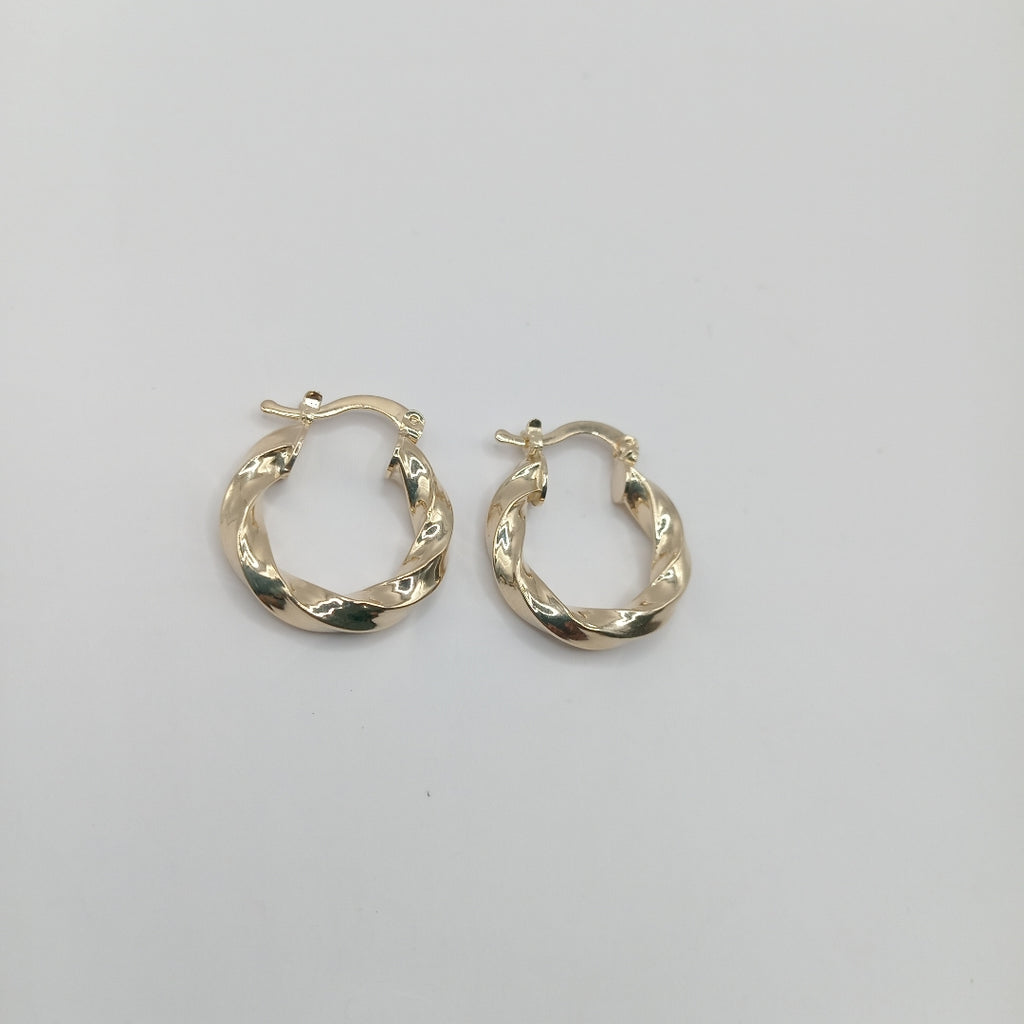 ARETES ARRACADA TORZAL 14K 2 GR (NUEVO)