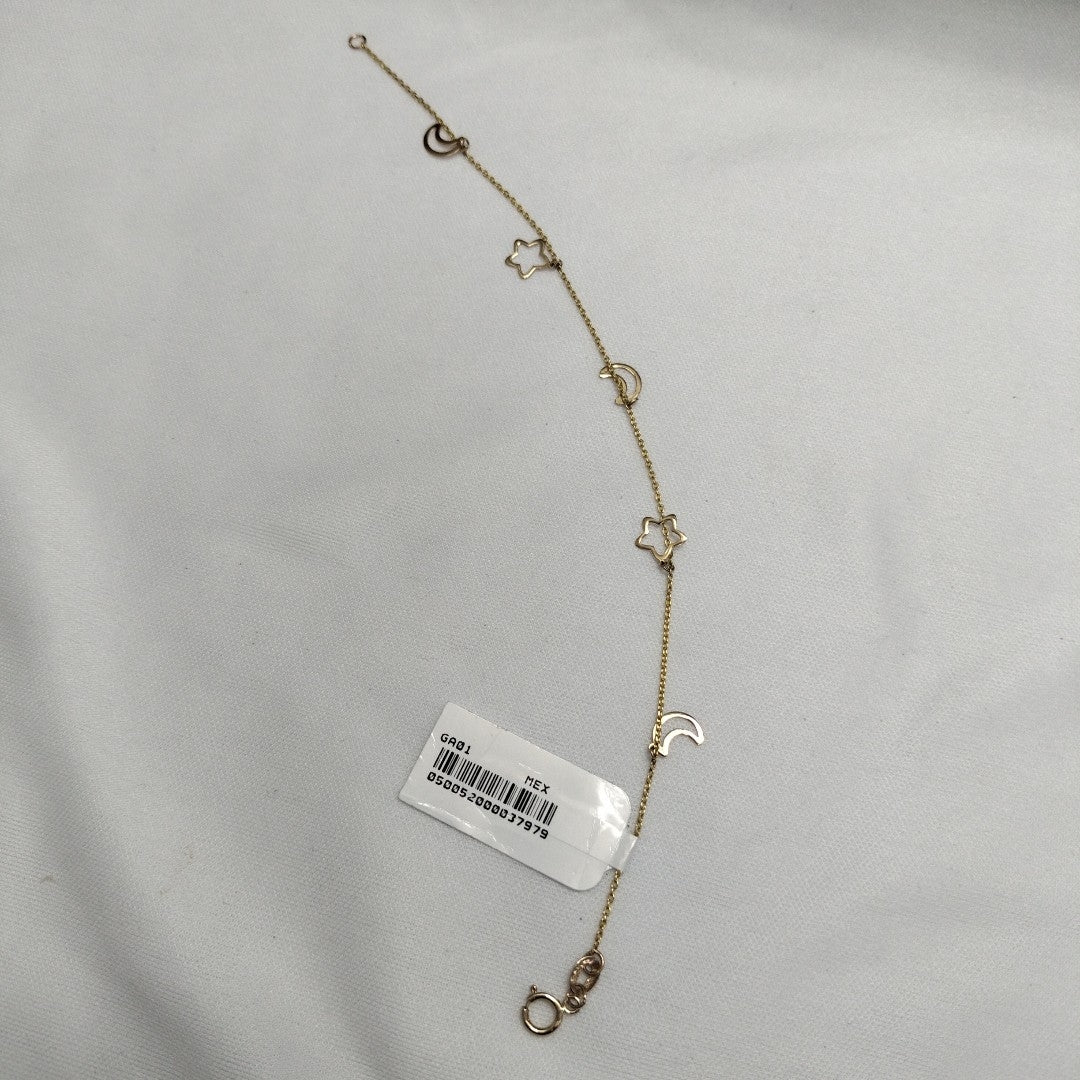 PULSERA ESPECIAL DIJES 10K 18 CM 0.9 GR (NUEVO)