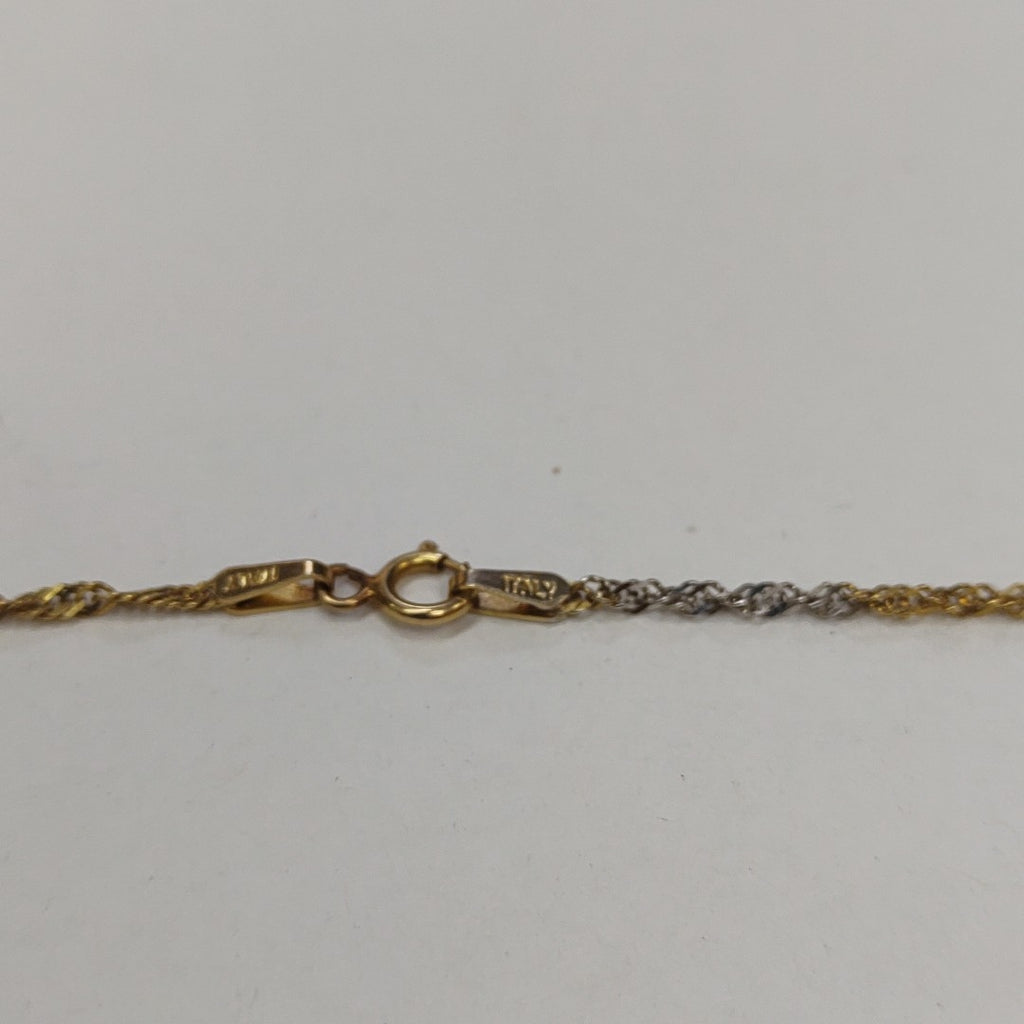 CADENA ORO COMBINADO 14 K 2,00 GRMS (SEMINUEVO)