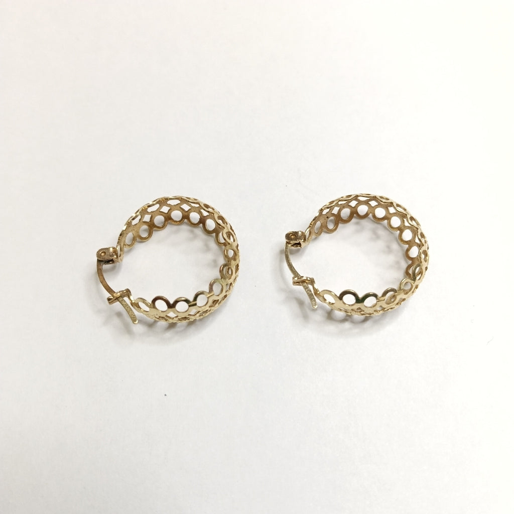ARRACADAS PAR ORO 14 K 2.3 GRMS (SEMINUEVO)