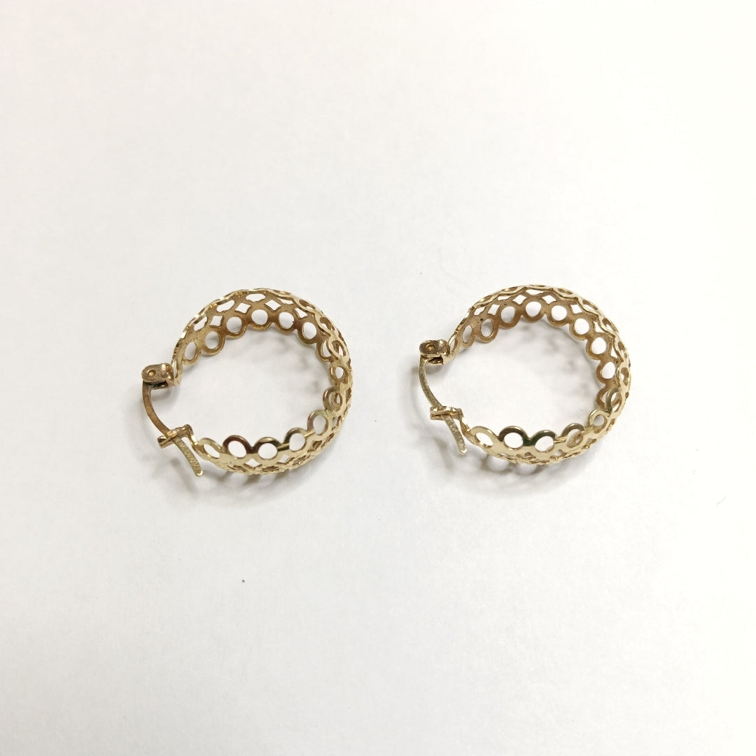 ARRACADAS PAR ORO 14 K 2.3 GRMS (SEMINUEVO)