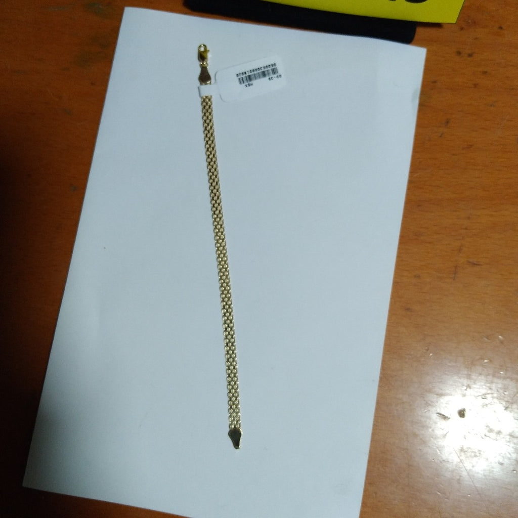 PULSERA ESPECIAL 14K 18 CM 4.4 GR (NUEVO)