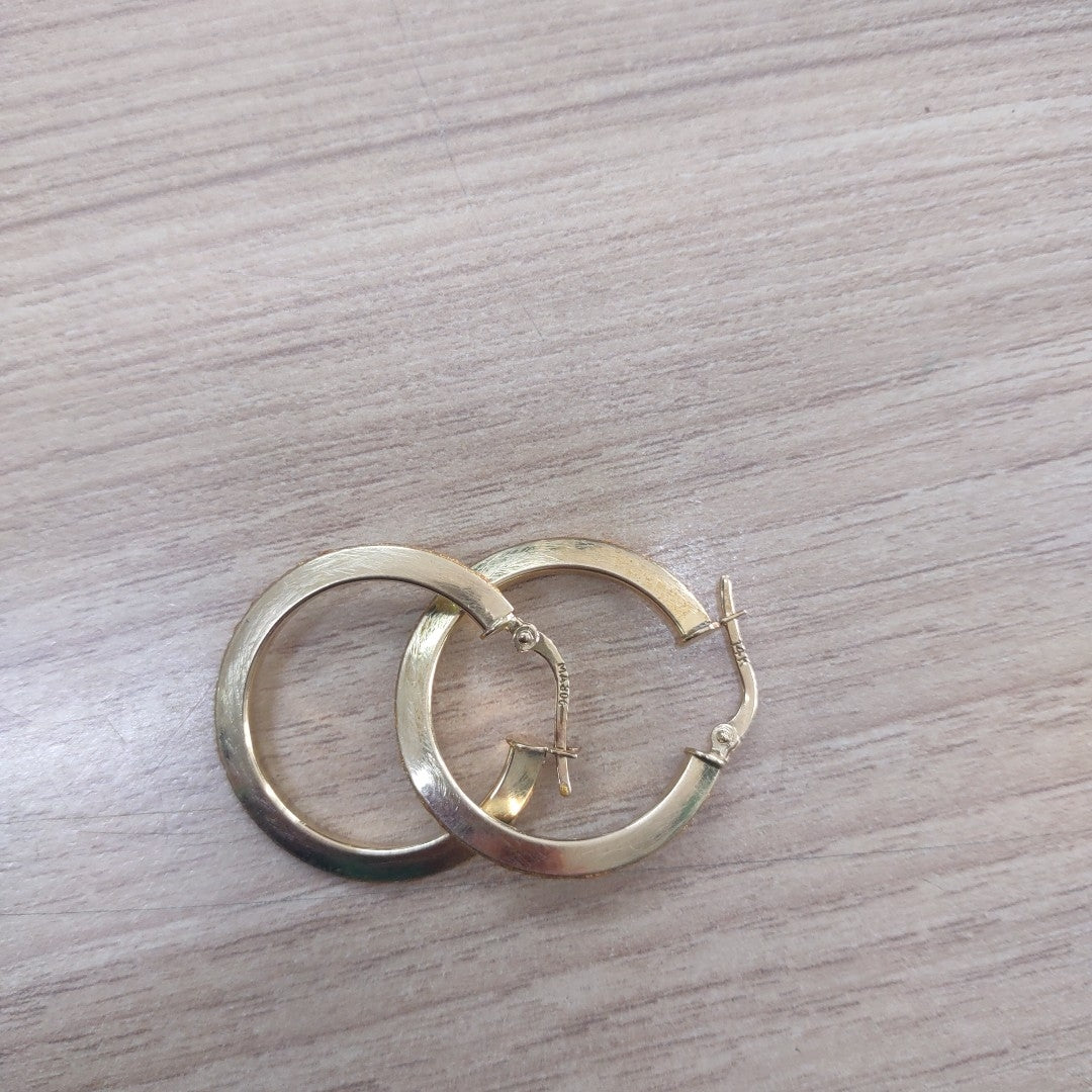 ARRACADAS PAR ORO 14 K 4.9 GRMS (SEMINUEVO)