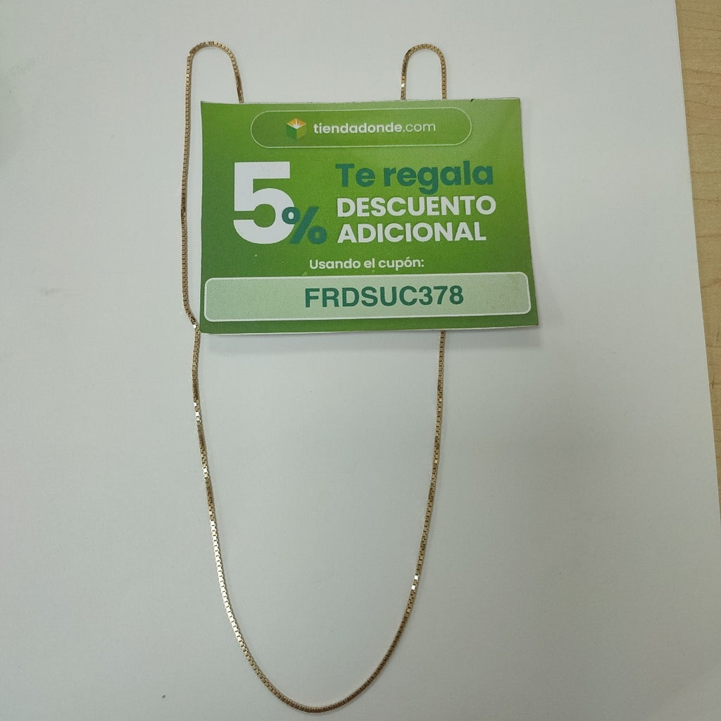 CADENA ORO 14 K 6,60 GRMS (SEMINUEVO)