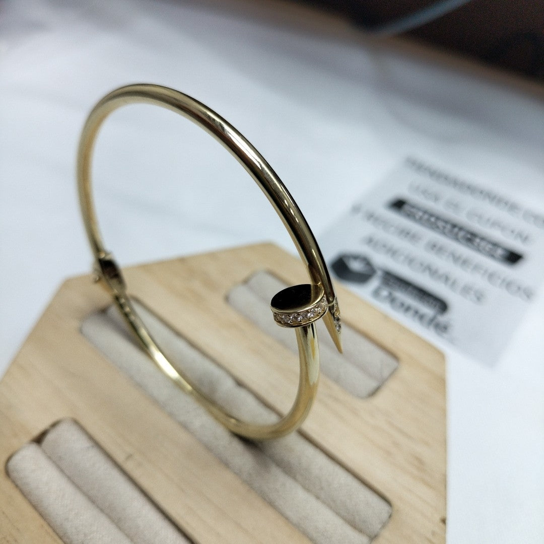 PULSERA FIG CLAVO 10K 21 CM 5.7 GR (NUEVO)
