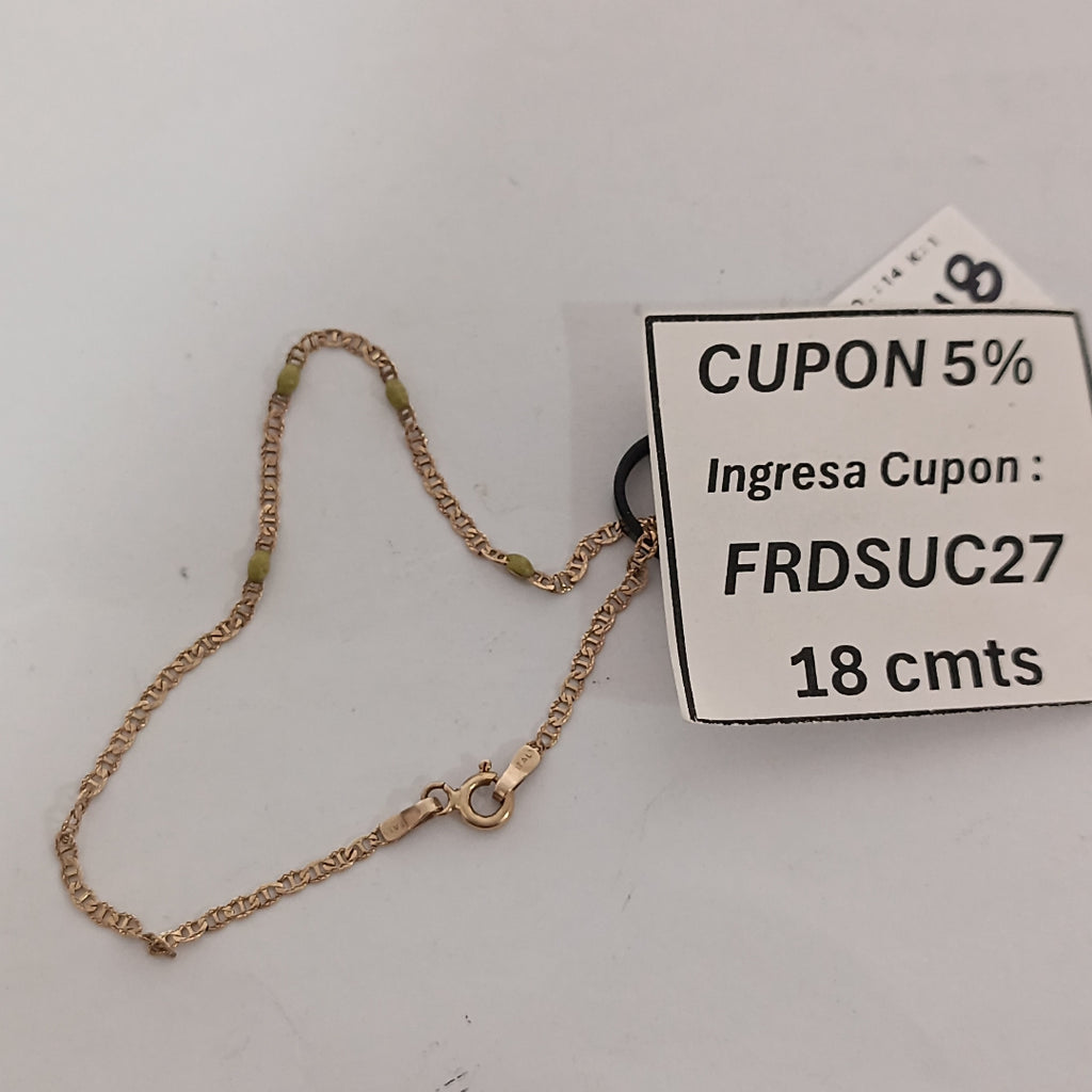 PULSERA ORO 14 K 1.2 GRMS (SEMINUEVO)