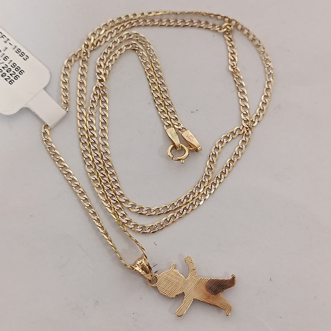 CADENA, DIJE ORO 14 K 4.1 GRMS (SEMINUEVO)