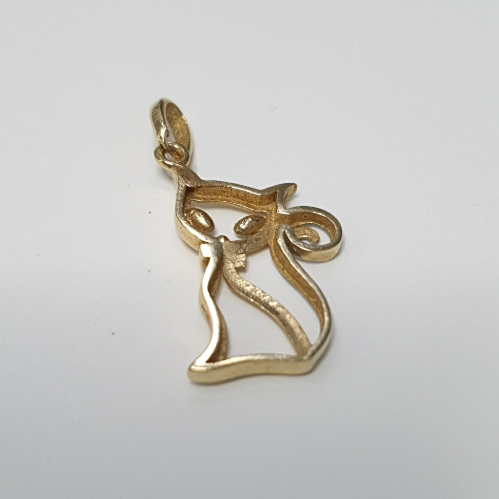 DIJE ORO,RODIADO 14 K 1,60 GRMS (SEMINUEVO)