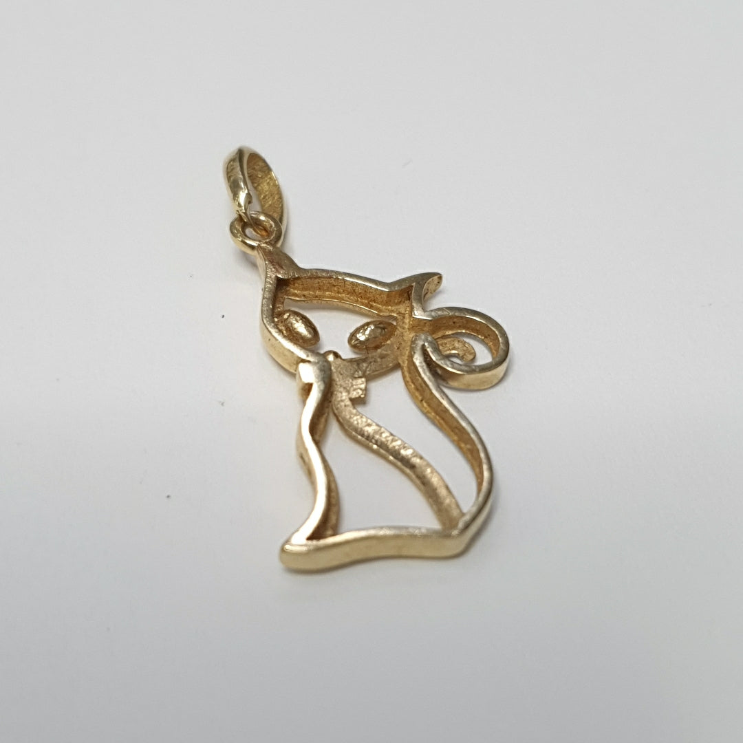 DIJE ORO,RODIADO 14 K 1,60 GRMS (SEMINUEVO)
