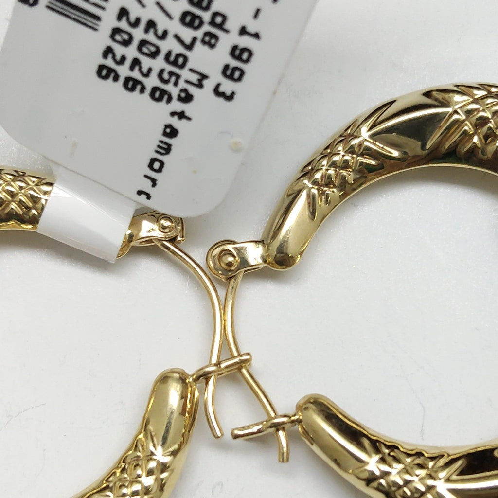 ARRACADAS PAR ORO 14 K 3.3 GRMS (SEMINUEVO)