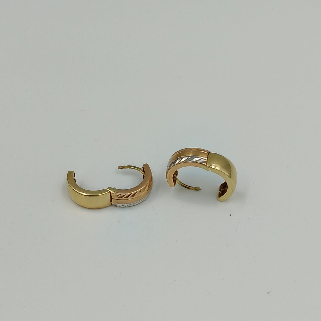 ARRACADAS PAR ORO 14 K 3,40 GRMS (SEMINUEVO)