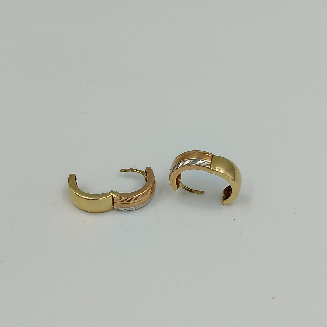 ARRACADAS PAR ORO 14 K 3,40 GRMS (SEMINUEVO)