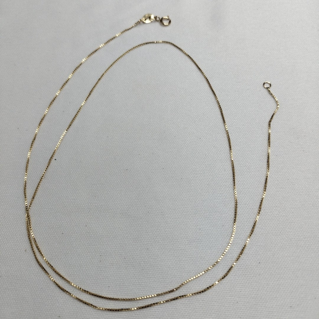 CADENA VENECIANO 14K 55 CM 1.7 GR (NUEVO)
