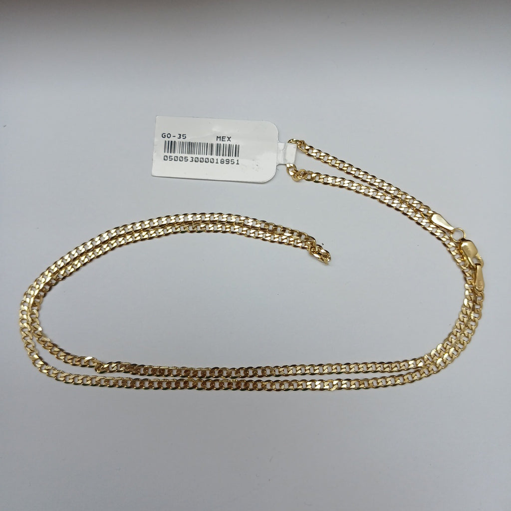 CADENA BARBADA 14K 55 CM 5.4 GR (NUEVO)