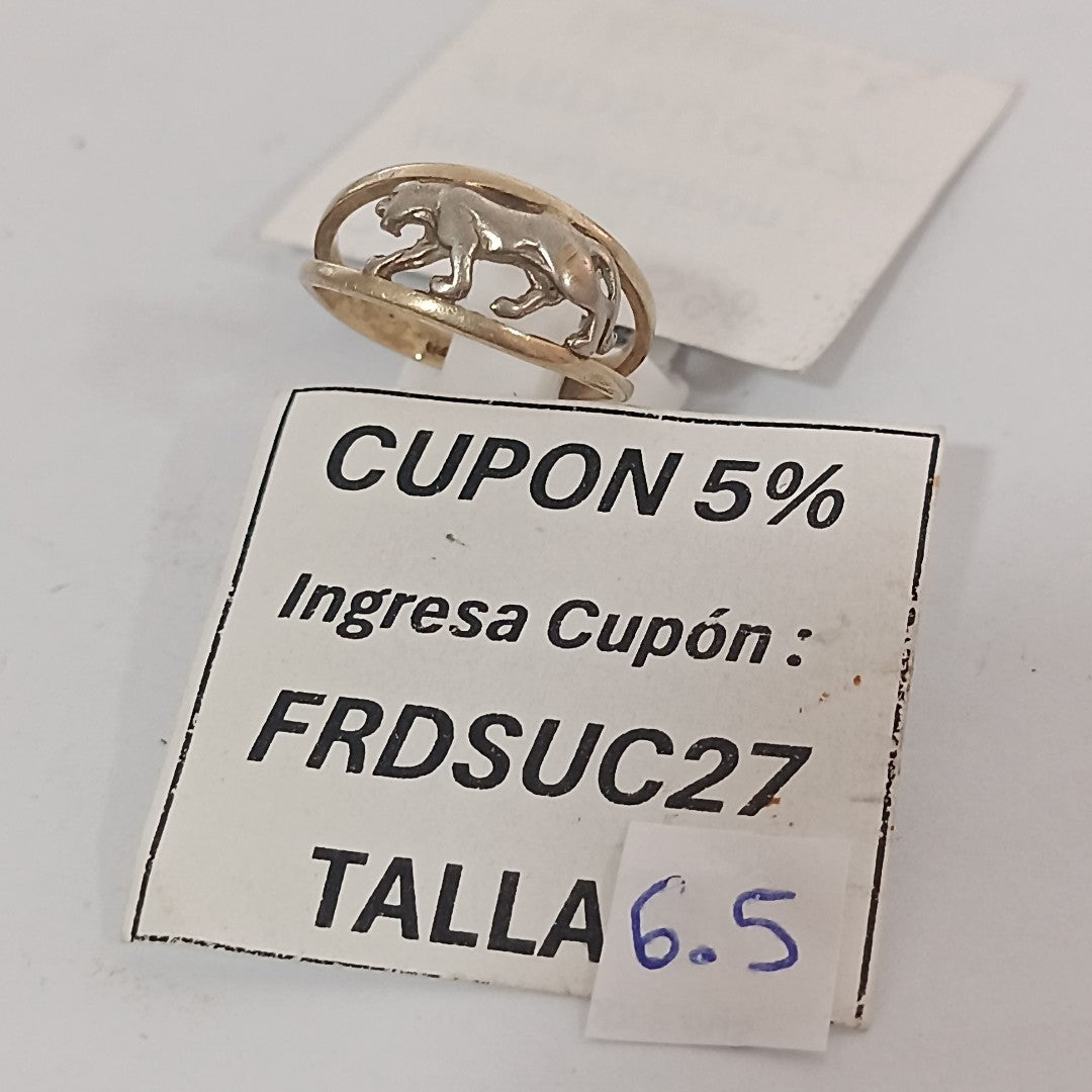 ANILLO ORO,RODIADO 10 K 2,00 GRMS (SEMINUEVO)