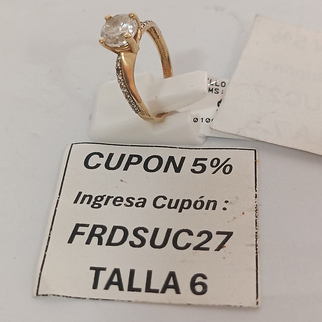ANILLO ORO 14 K 2,20 GRMS (SEMINUEVO)