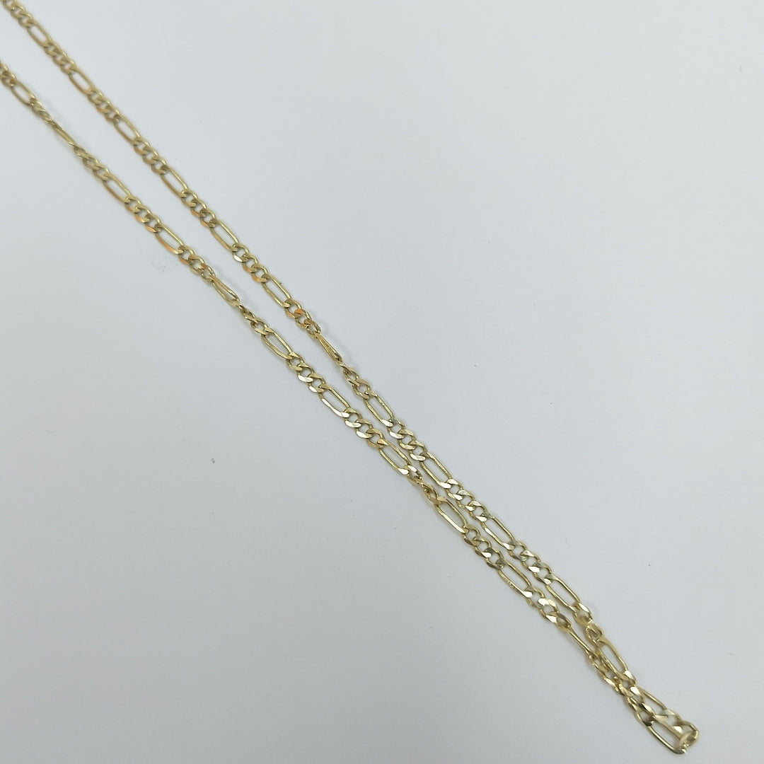 CADENA TEJIDO 3X1 14K 55 CM 5.2 GR (NUEVO)