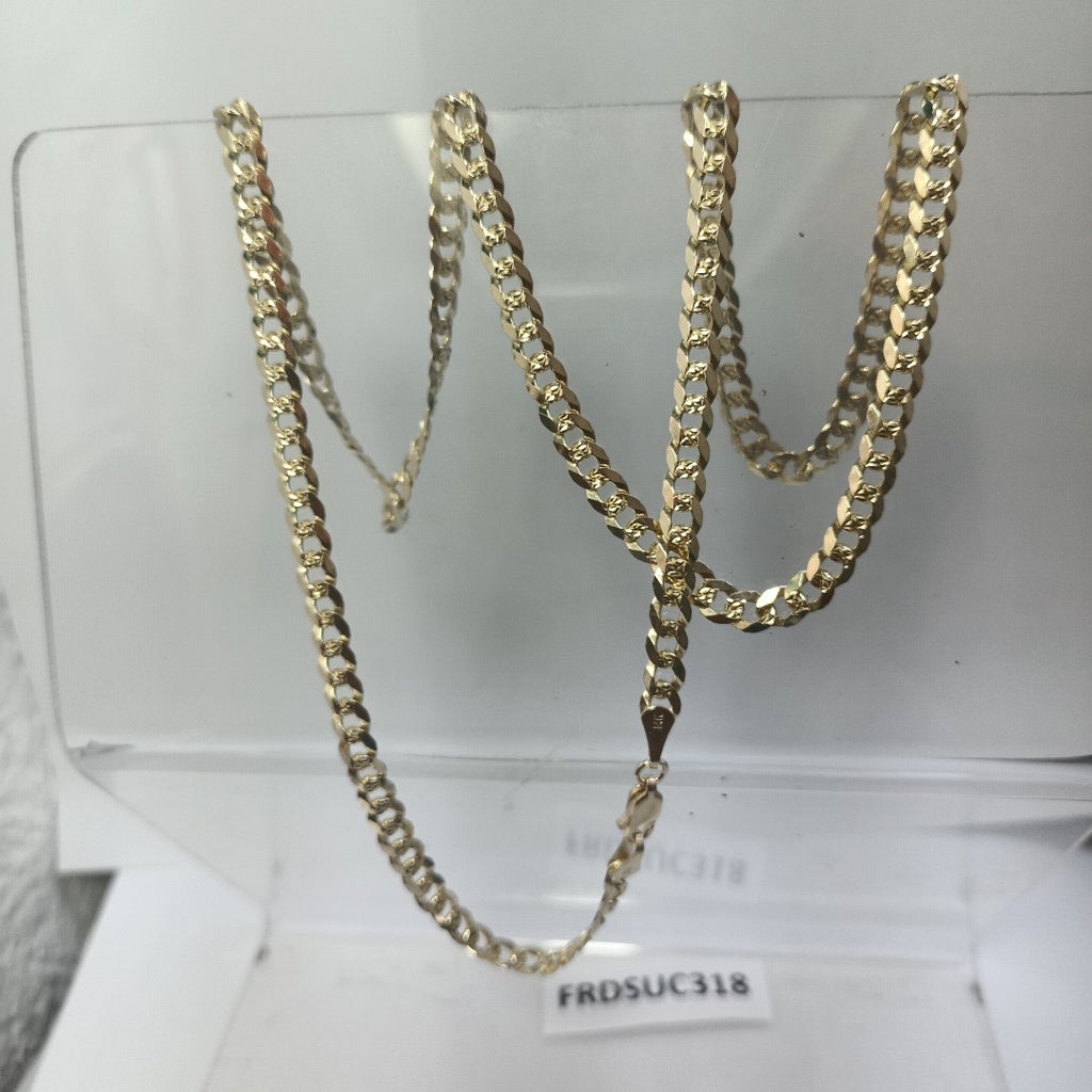 CADENA BARBADA 14K 60 CM 21.3 GR (NUEVO)