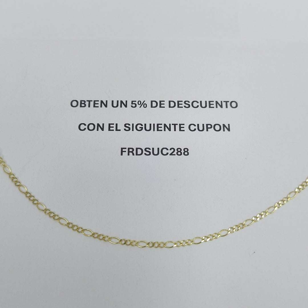 CADENA 3X1 10K 55 CM 2.3 GR (NUEVO)