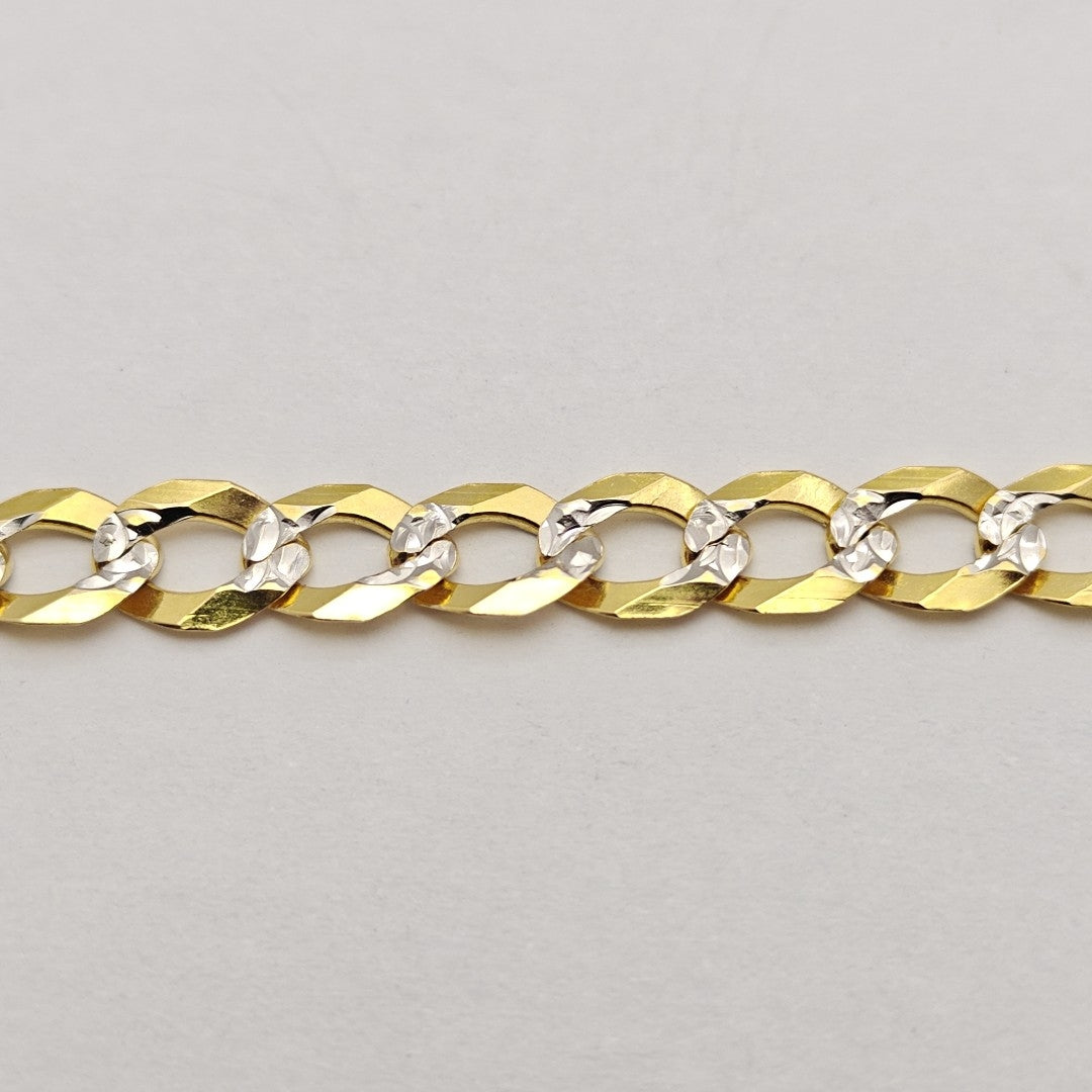 PULSERA BARBADA 14K 21 CM 6.4 GR (NUEVO)