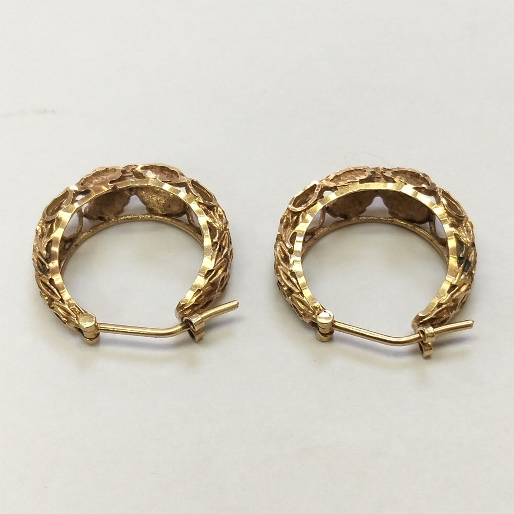 ARETES PAR ORO 14 K 5,40 GRMS (SEMINUEVO)