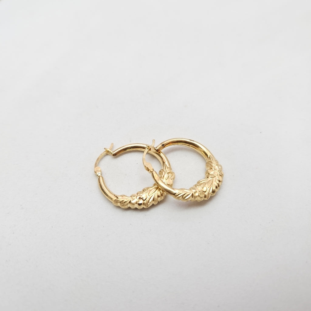 ARRACADAS PAR ORO 14 K 2,60 GRMS (SEMINUEVO)