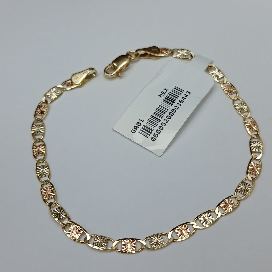 PULSERA GUCHI 14K 18 CM 2.9 GR (NUEVO)