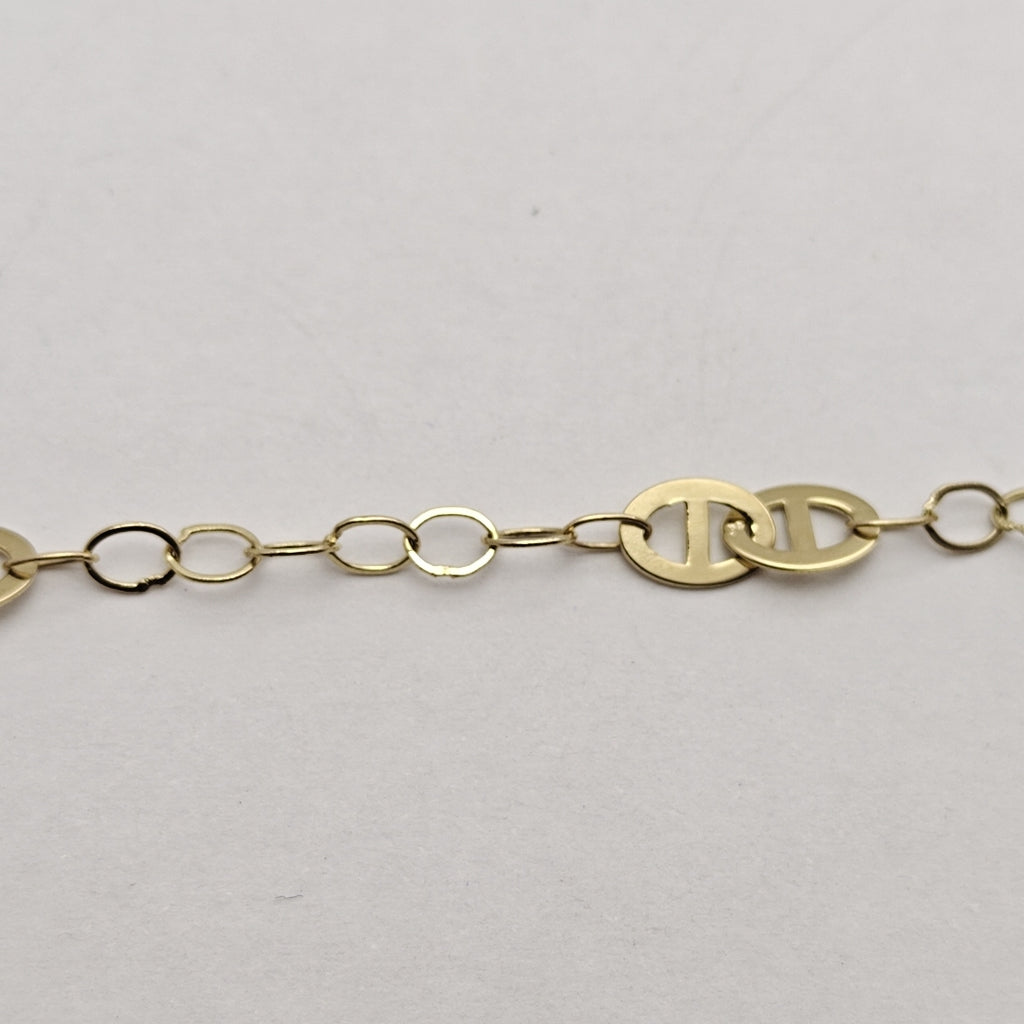 PULSERA ESPECIAL 14K 21 CM 1.8 GR (NUEVO)