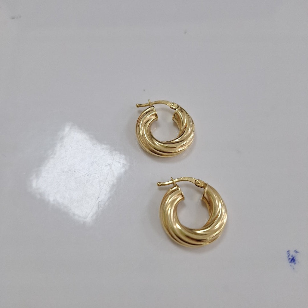ARRACADAS PAR ORO 10 K 2.2 GRMS (SEMINUEVO)