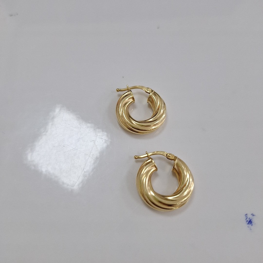 ARRACADAS PAR ORO 10 K 2.2 GRMS (SEMINUEVO)