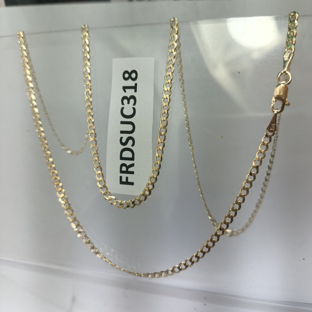 CADENA BARBADA 14K 55 CM 5.1 GR (NUEVO)