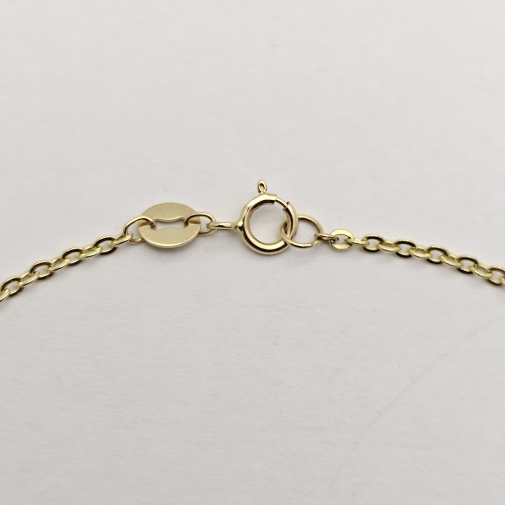 PULSERA TEJIDO ESPECIAL FIG NIÑO 14K 18 CM 1.4 GR (NUEVO)