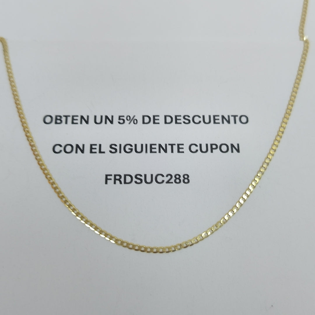 CADENAS BARBADA AMARILLA ORO 14K 2.1 (NUEVO)