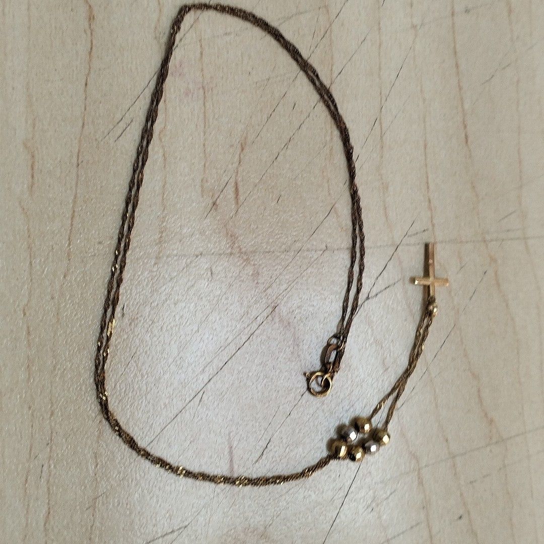 GARGANTILLA ORO COMBINADO 10 K 1,20 GRMS (SEMINUEVO)