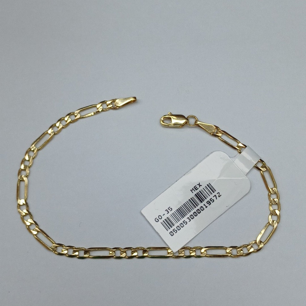 PULSERA TEJIDO 3X1 14K 18 CM 2.6 GR (NUEVO)