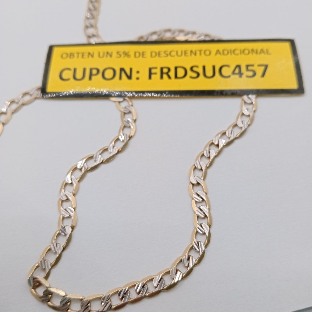 CADENA ORO, RODIADO 10 K 14 GRMS (SEMINUEVO)