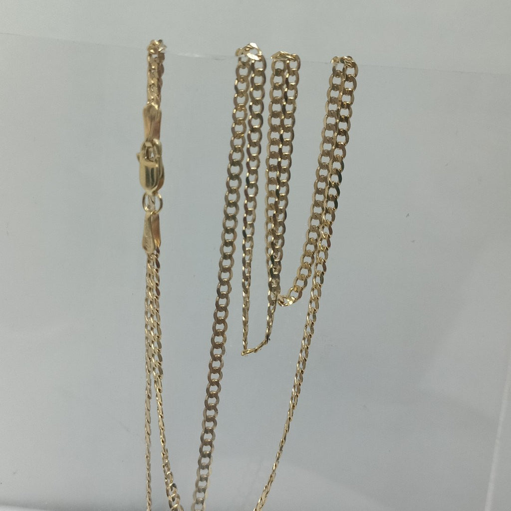 CADENA BARBADA 14K 55 CM 5.5 GR (NUEVO)