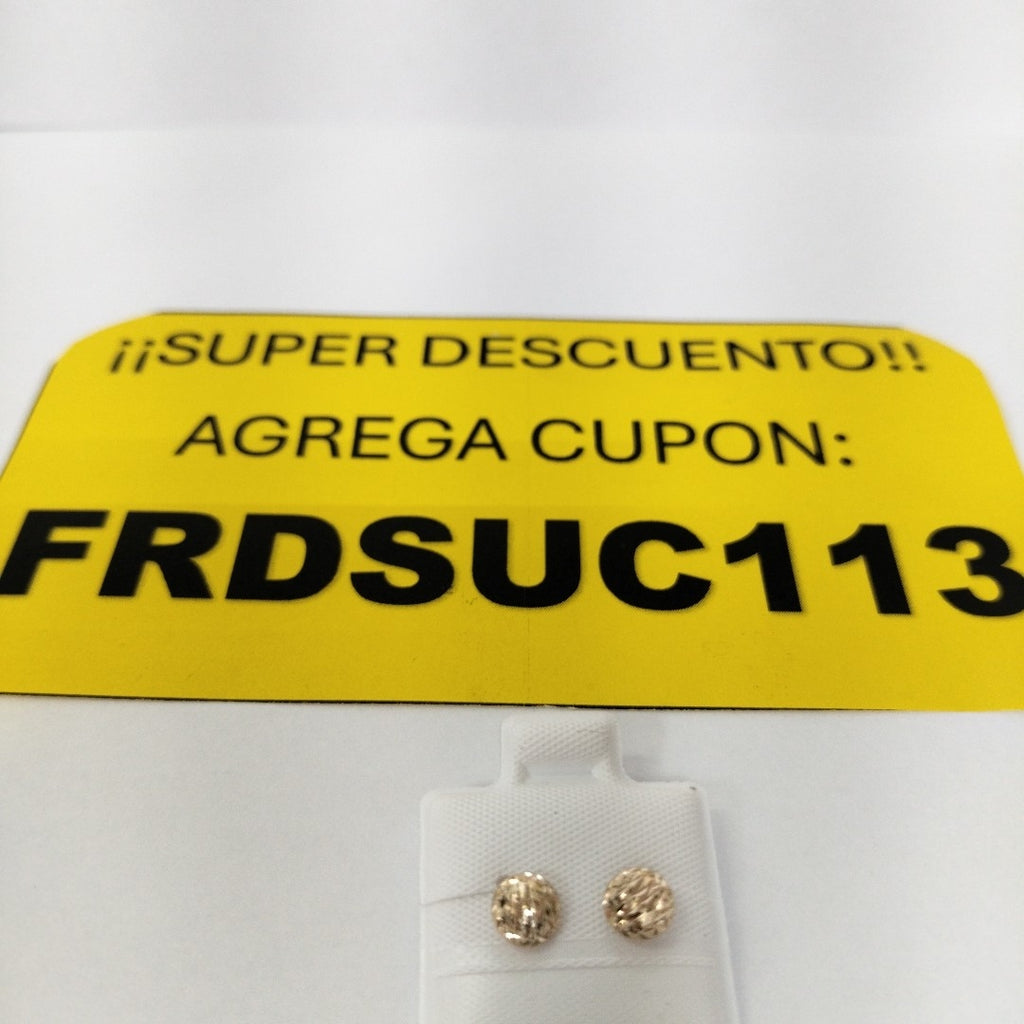 BROQUELES BROQUEL FIG LUNETA 14K 0.2268 GR (NUEVO)