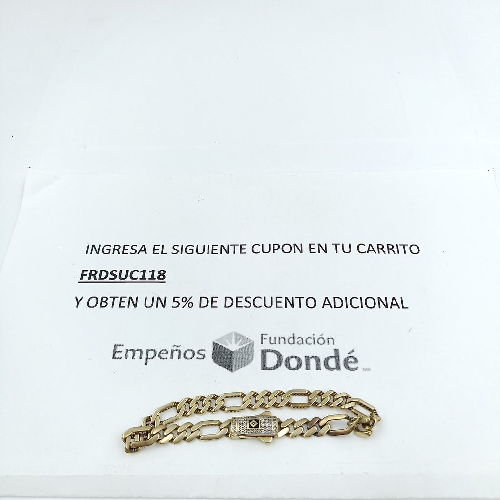 PULSERA ORO 10 K 8.5 GRMS (SEMINUEVO)