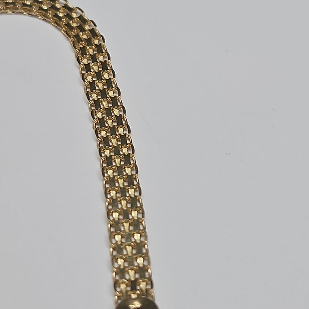 PULSERA ESPECIAL 14K 18 CM 4.4 GR (NUEVO)