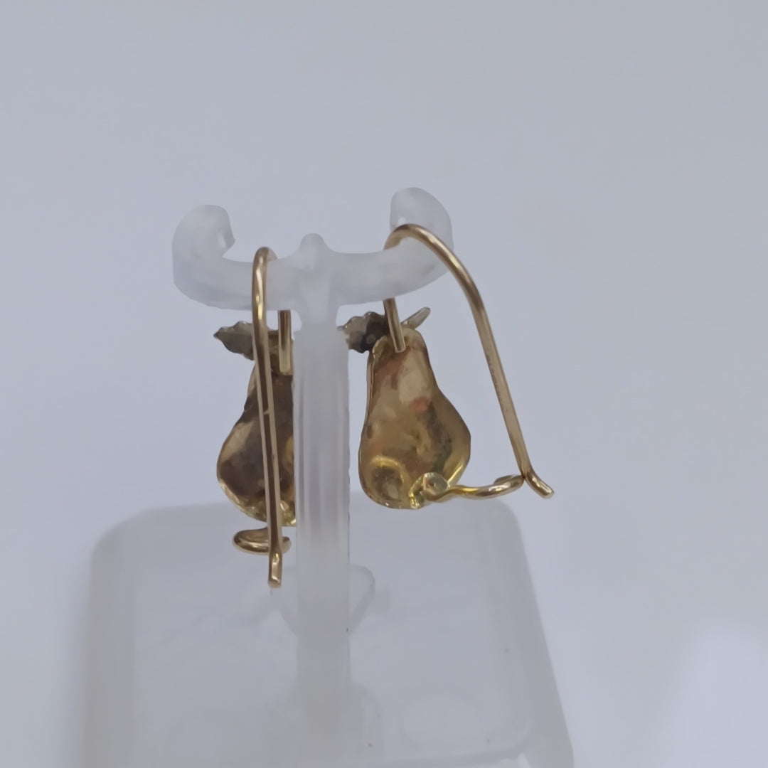 ARETES PAR ORO 10 K 1 GRMS (SEMINUEVO)