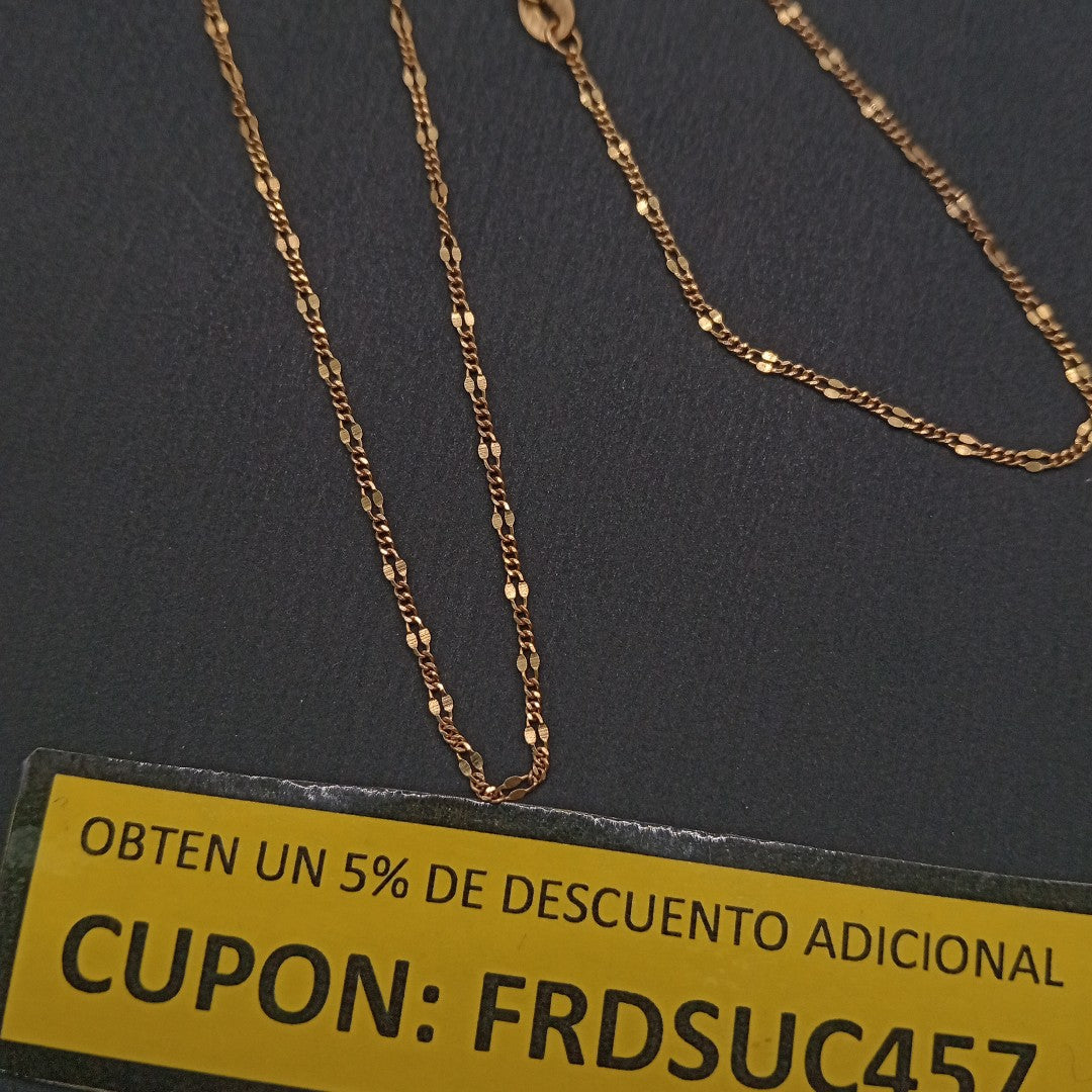 CADENA ORO 10 K 1,30 GRMS (SEMINUEVO)