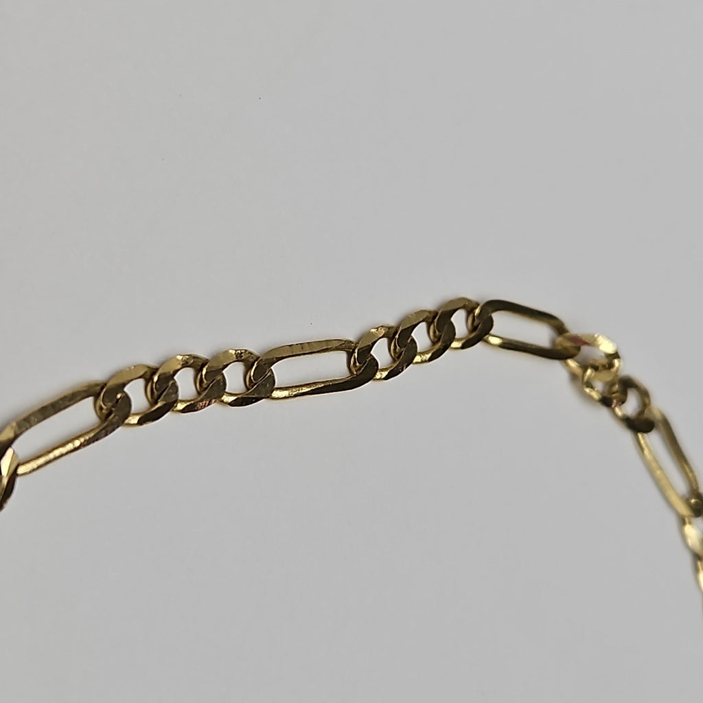 PULSERA TEJIDO 3X1 14K 18 CM 2.6 GR (NUEVO)