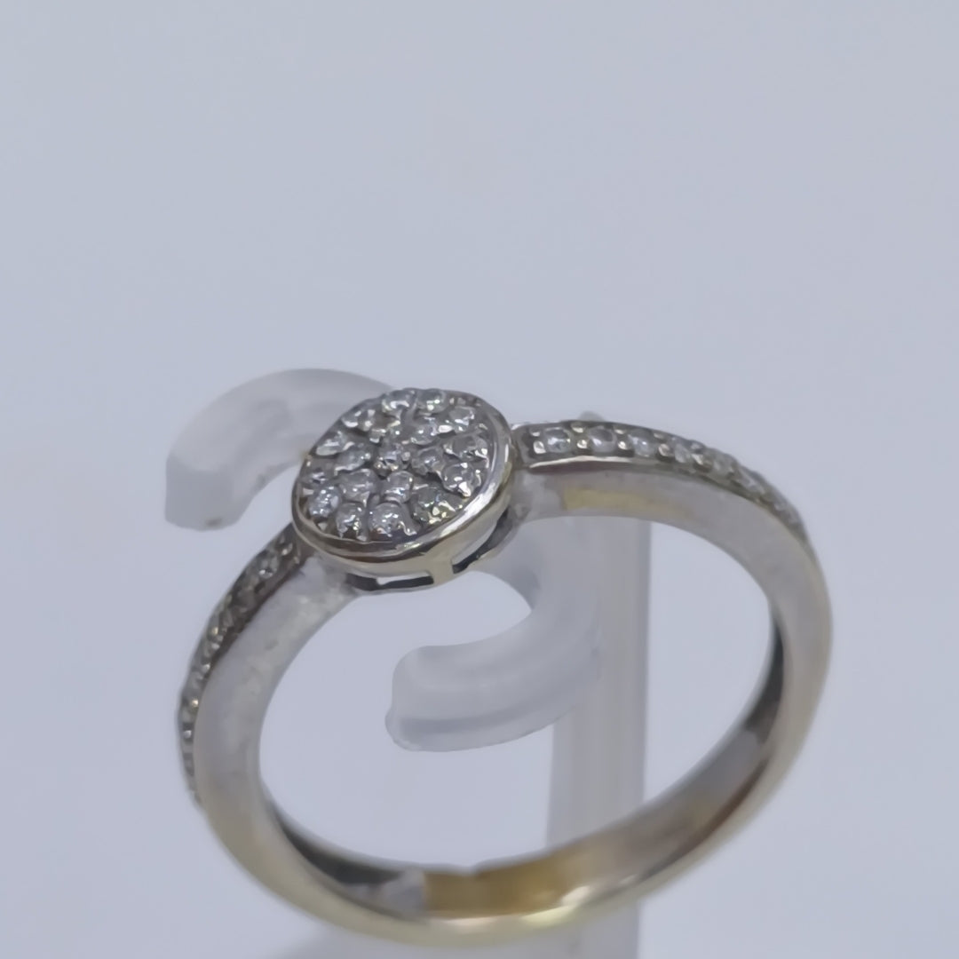 ANILLITO ORO BLANCO 14 K 2.6 GRMS (SEMINUEVO)